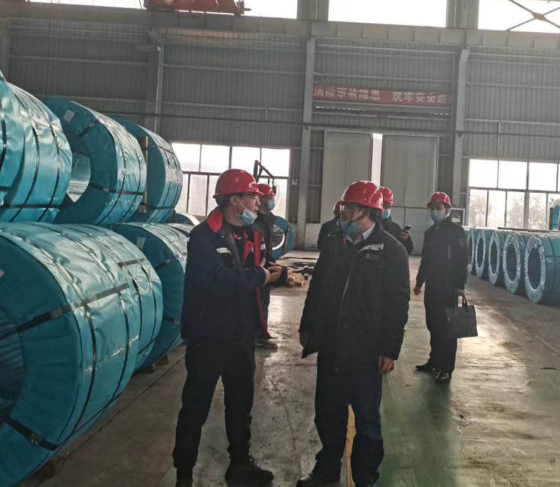 安波到漢中禹龍科技新材料有限公司、漢中和信金屬制品有限公司調(diào)研