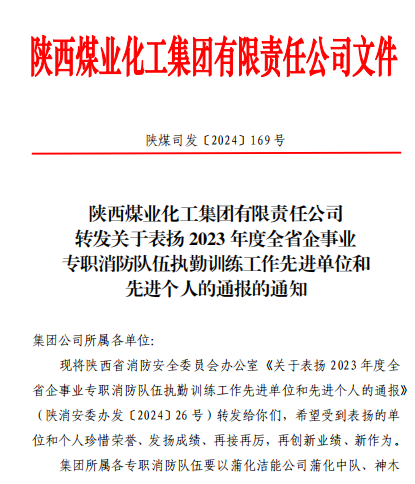 喜訊！漢鋼公司應(yīng)急救援中心榮獲多項殊榮