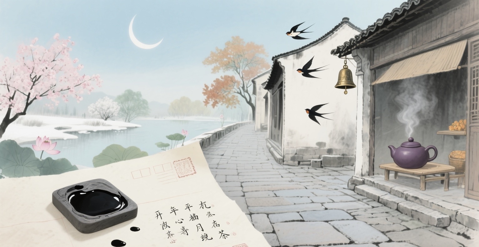 時光箋上的詩意長卷